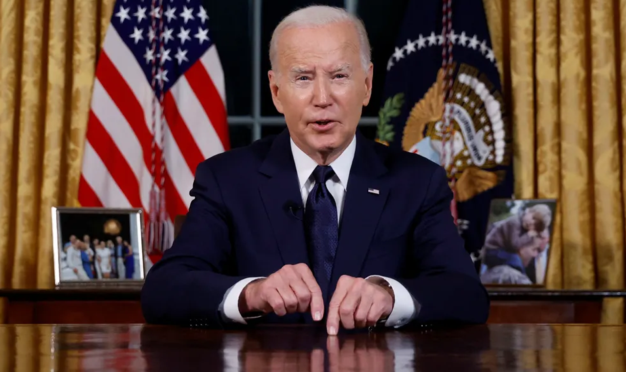 Em pronunciamento, Biden fala sobre guerras e faz comparação entre Putin e Hamas