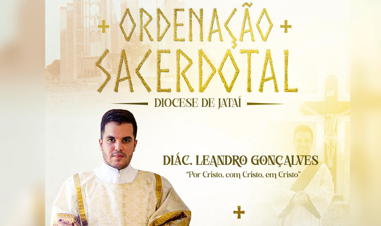 Catedral Divino Espírito Santo Marca Ordenação Sacerdotal do Diácono Leandro Gonçalves em Jataí, Goiás