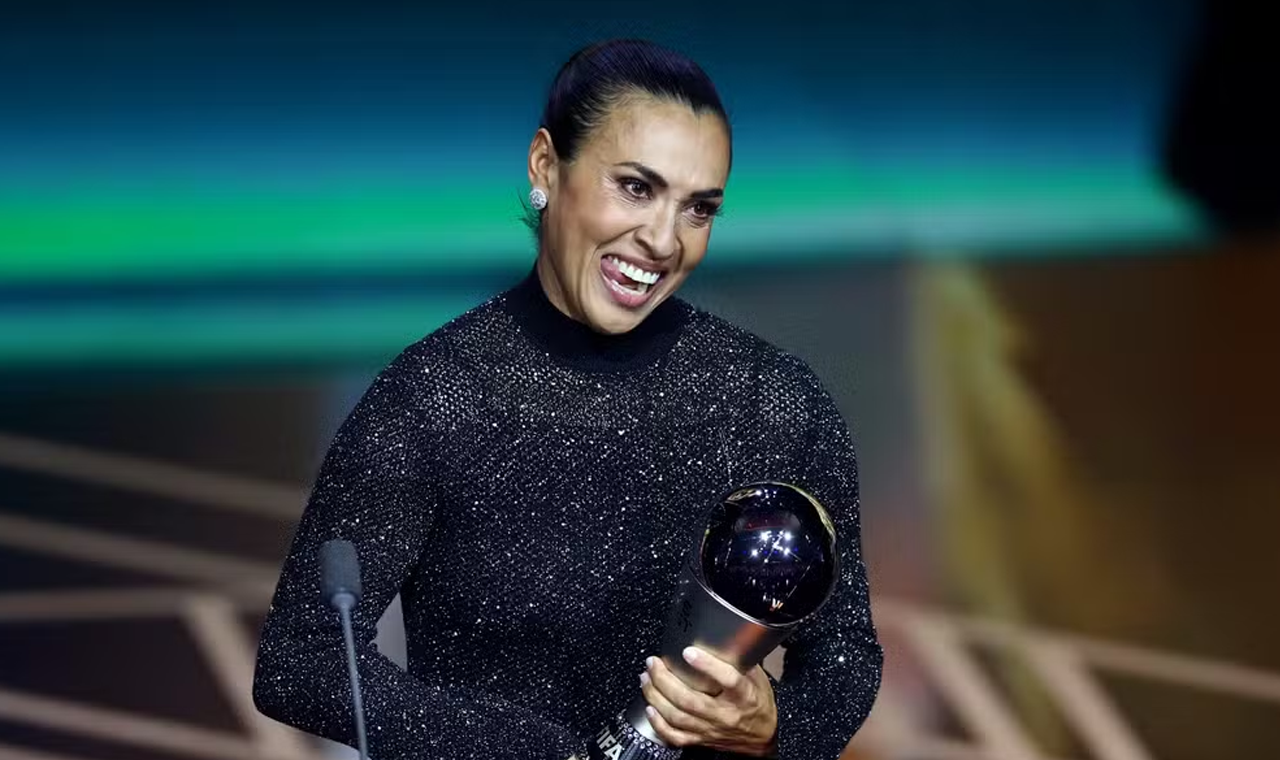 Fifa The Best: Marta ganha homenagem especial e vira nome de prêmio