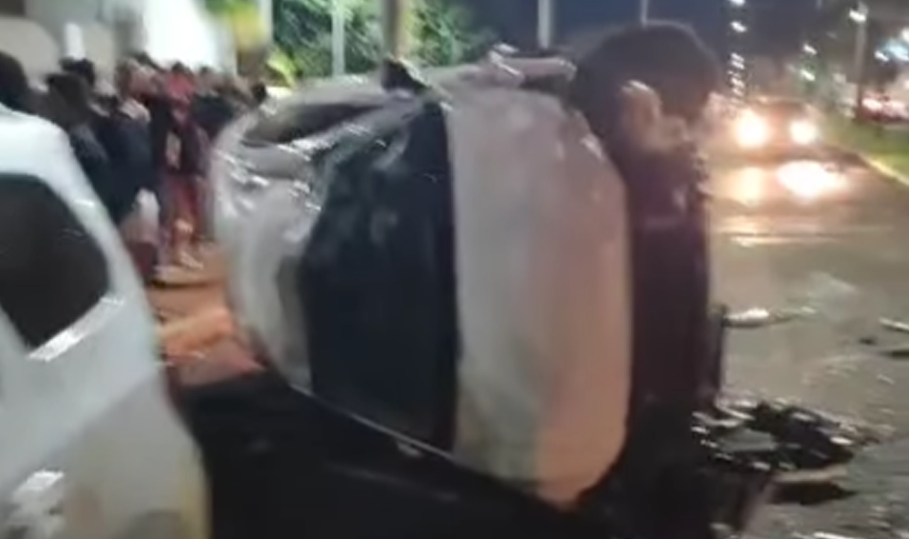 Acidente de trânsito no Centro de Quirinópolis