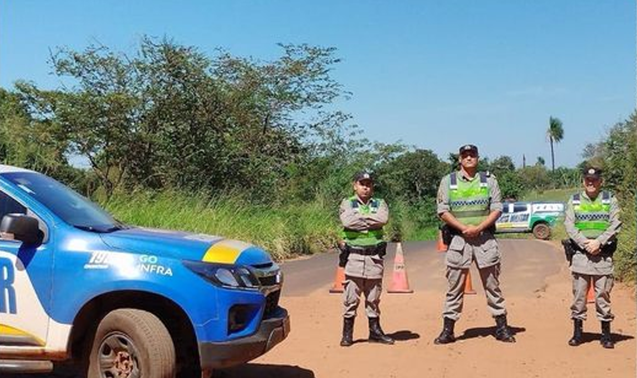 Erosão Força Interdição na GO-174 entre Cachoeira Alta e Quirinópolis