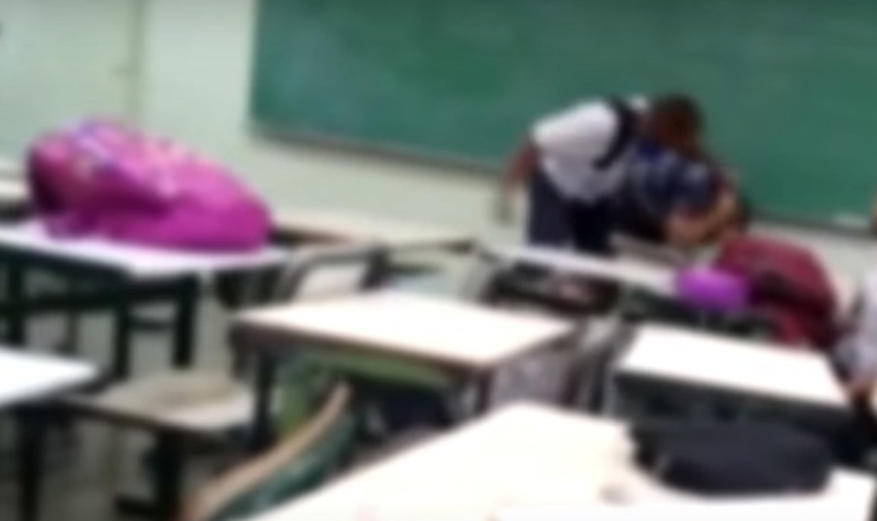 PROFESSOR É AGREDIDO POR ALUNO E ROLA ESCADA ABAIXO EM QUIRINÓPOLIS