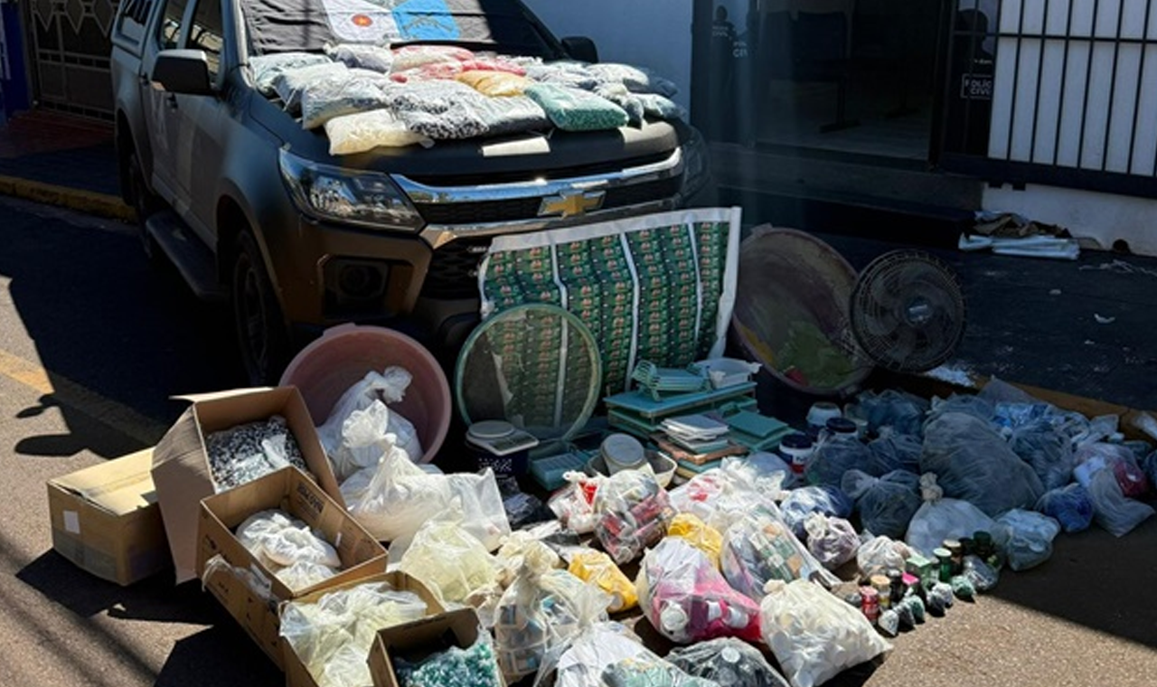 COD DESMANTELA LABORATÓRIO CLANDESTINO EM QUIRINÓPOLIS E APLICA PREJUÍZO DE R$ 360 MIL AO CRIME