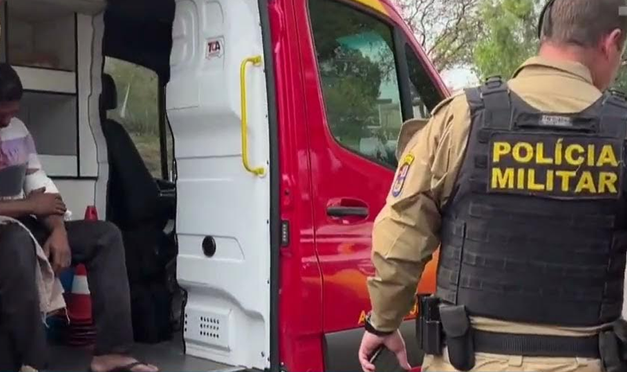 DISCUSSÃO FAMILIAR TERMINOU EM VIAS DE FATO EM SÃO SIMÃO