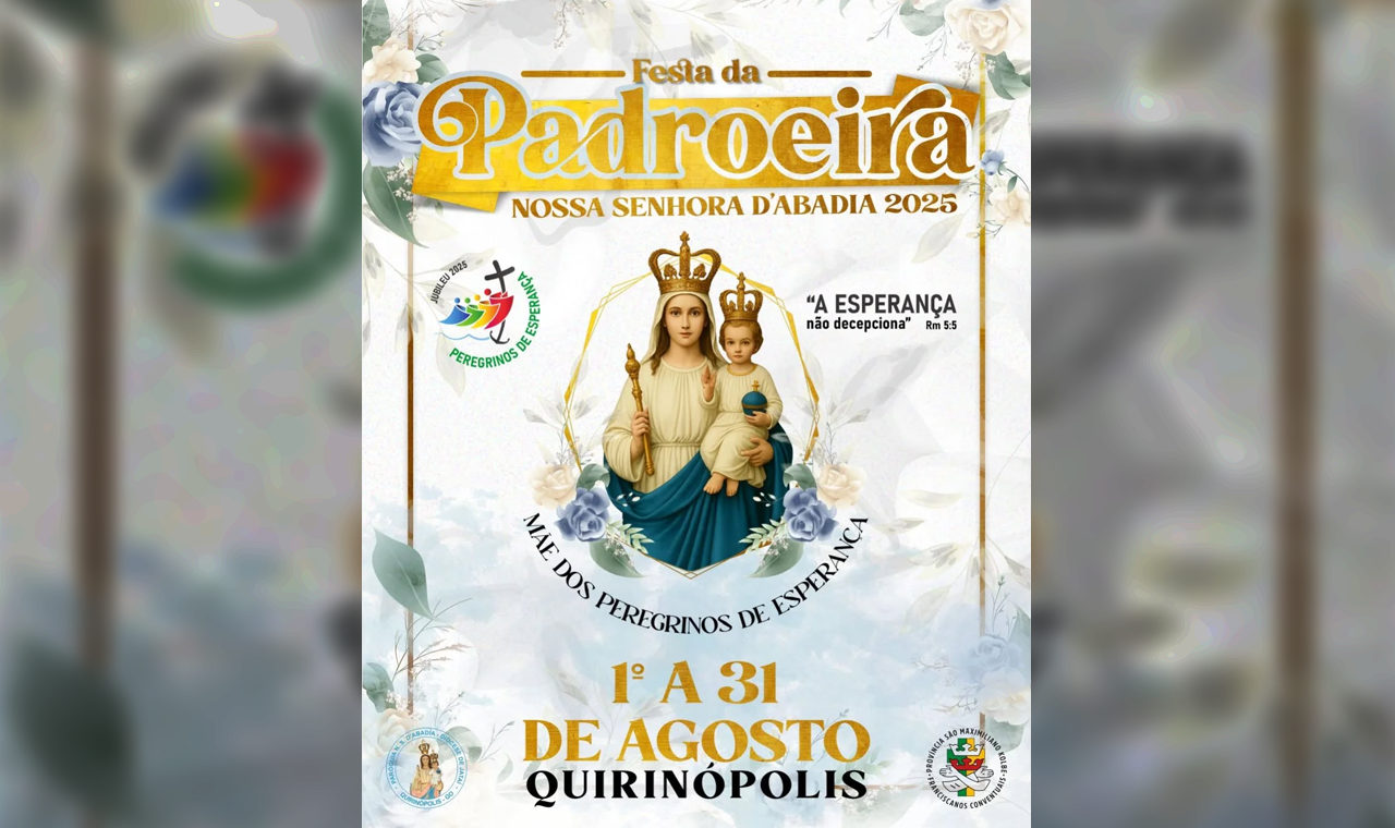 FESTA DA PADROEIRA 2025 JÁ TEM TEMA E LEMA DEFINIDOS