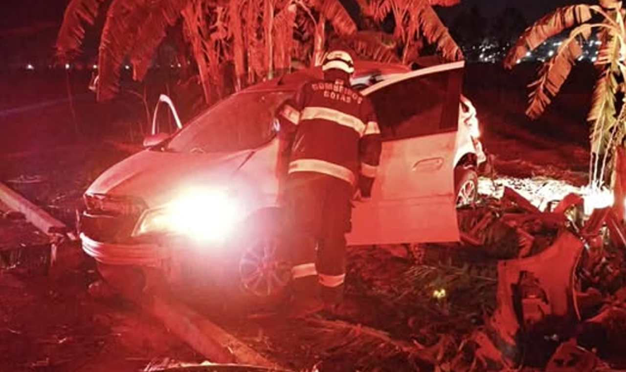 DOIS JOVENS MORREM EM GRAVE ACIDENTE NA GO-206 EM QUIRINÓPOLIS