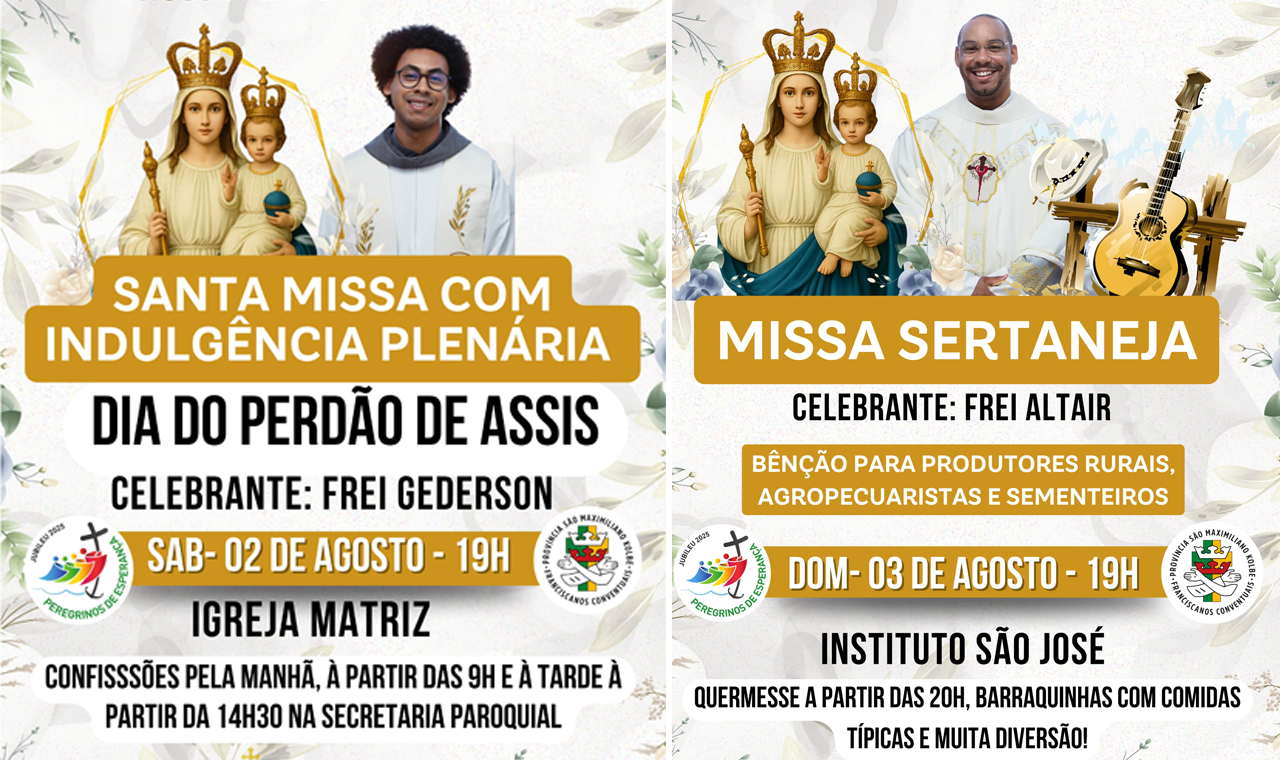 FIM DE SEMANA DA FESTA DA PADROEIRA SERÁ MARCADO POR MOMENTOS DE FÉ, TRADIÇÃO E UNIÃO EM QUIRINÓPOLIS