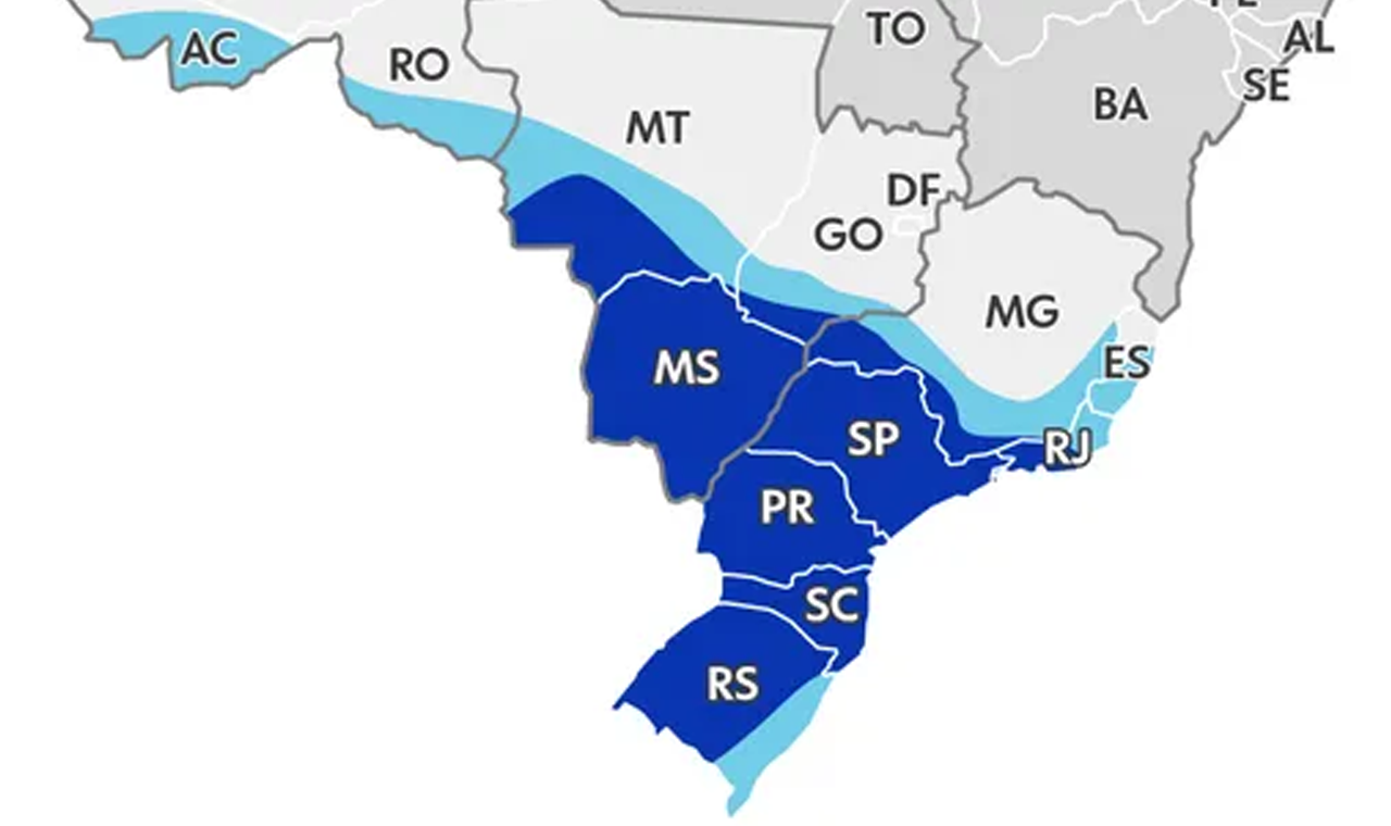 Onda de frio deve atingir ao menos 9 estados e vai durar até a próxima semana; veja previsão