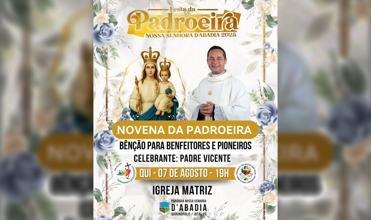 SEGUNDA NOITE DA NOVENA DA PADROEIRA HOMENAGEIA BENEITORES E PIONEIROS EM QUIRINÓPOLIS
