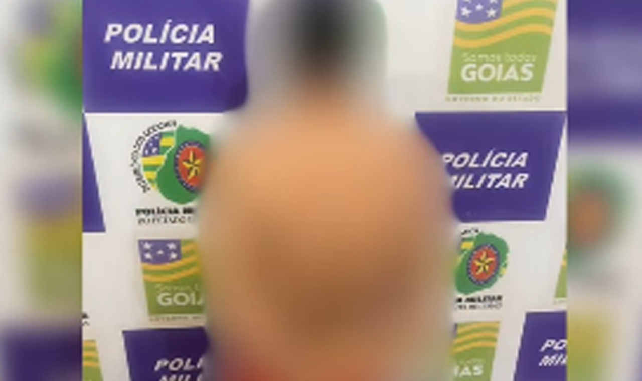 HOMEM É PRESO EM QUIRINÓPOLIS APÓS AGREDIR ESPOSA COM UM SOCO NA BOCA