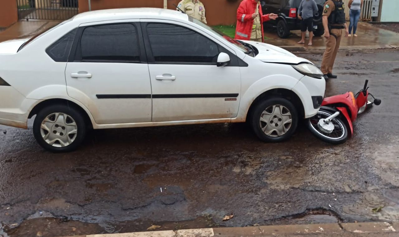 ACIDENTE DE TRÂNSITO COM VÍTIMAS É REGISTRADO EM QUIRINÓPOLIS