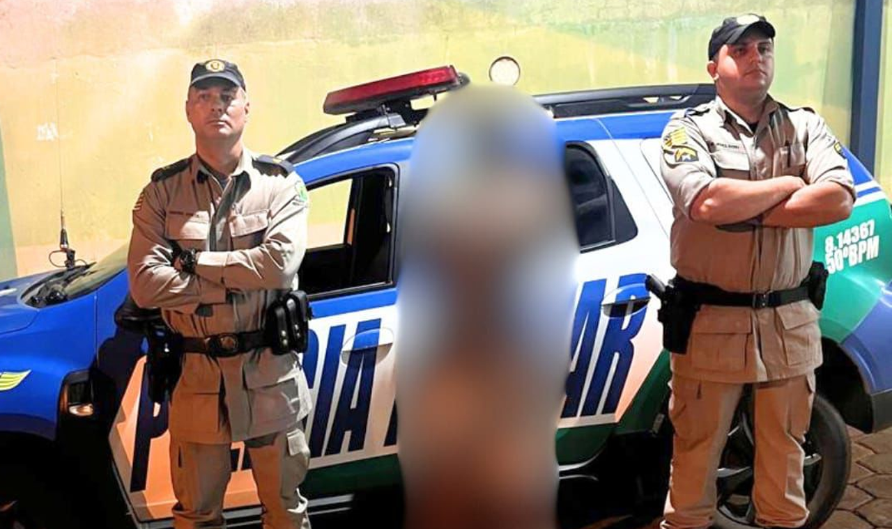 HOMEM É PRESO SUSPEITO DE TENTAR MATAR PADRASTO QUEIMADO EM SÃO SIMÃO