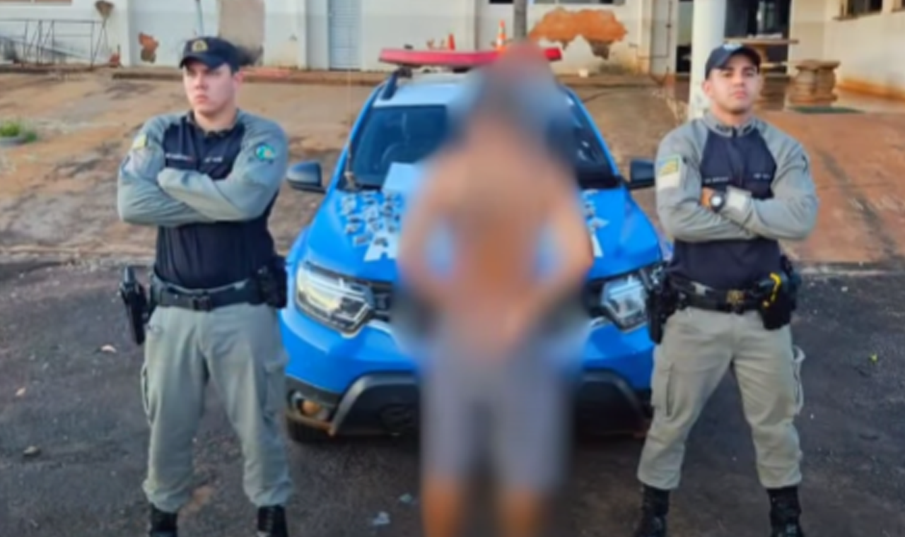 HOMEM É PRESO EM FLAGRANTE POR TRÁFICO DE DROGAS NO CENTRO DE QUIRINÓPOLIS