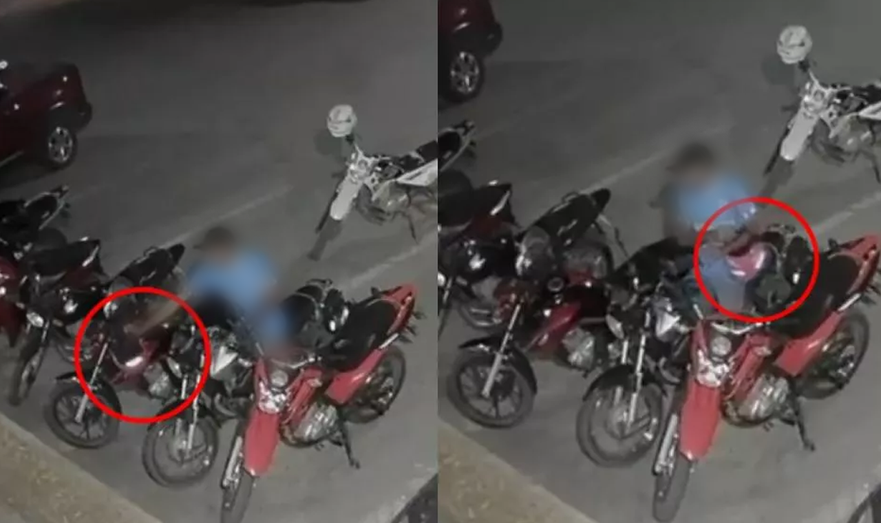 CAPACETE É FURTADO EM ESTACIONAMENTO DE SUPERMERCADO EM QUIRINÓPOLIS