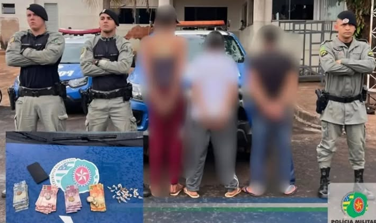 PM FLAGRA VENDA DE CRACK E PRENDE SUSPEITO DE TRÁFICO NO BAIRRO SANTANA, EM QUIRINÓPOLIS