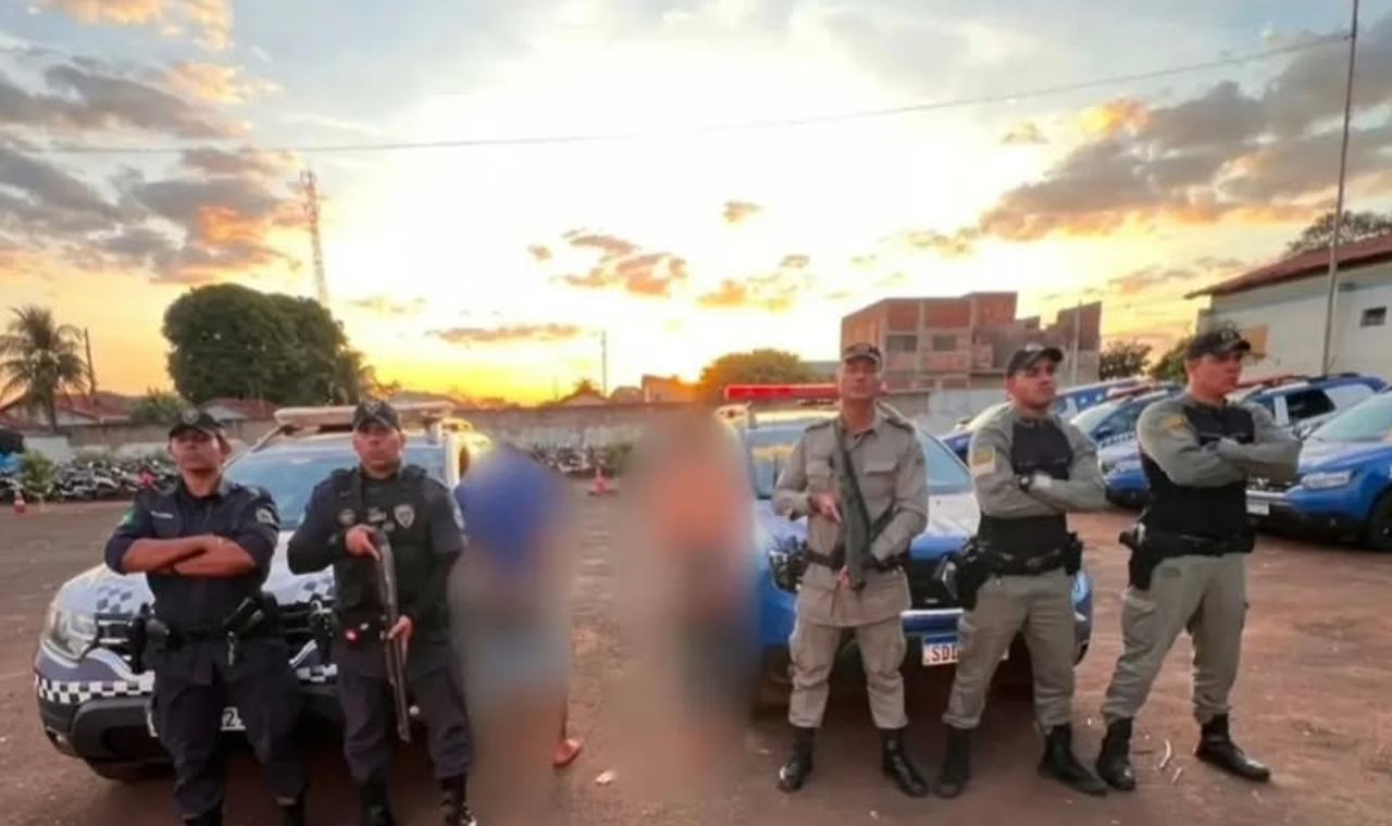 SUSPEITO DE FURTO É PRESO APÓS TENTAR FUGIR E SE ESCONDER EM ÁRVORE EM QUIRINÓPOLIS