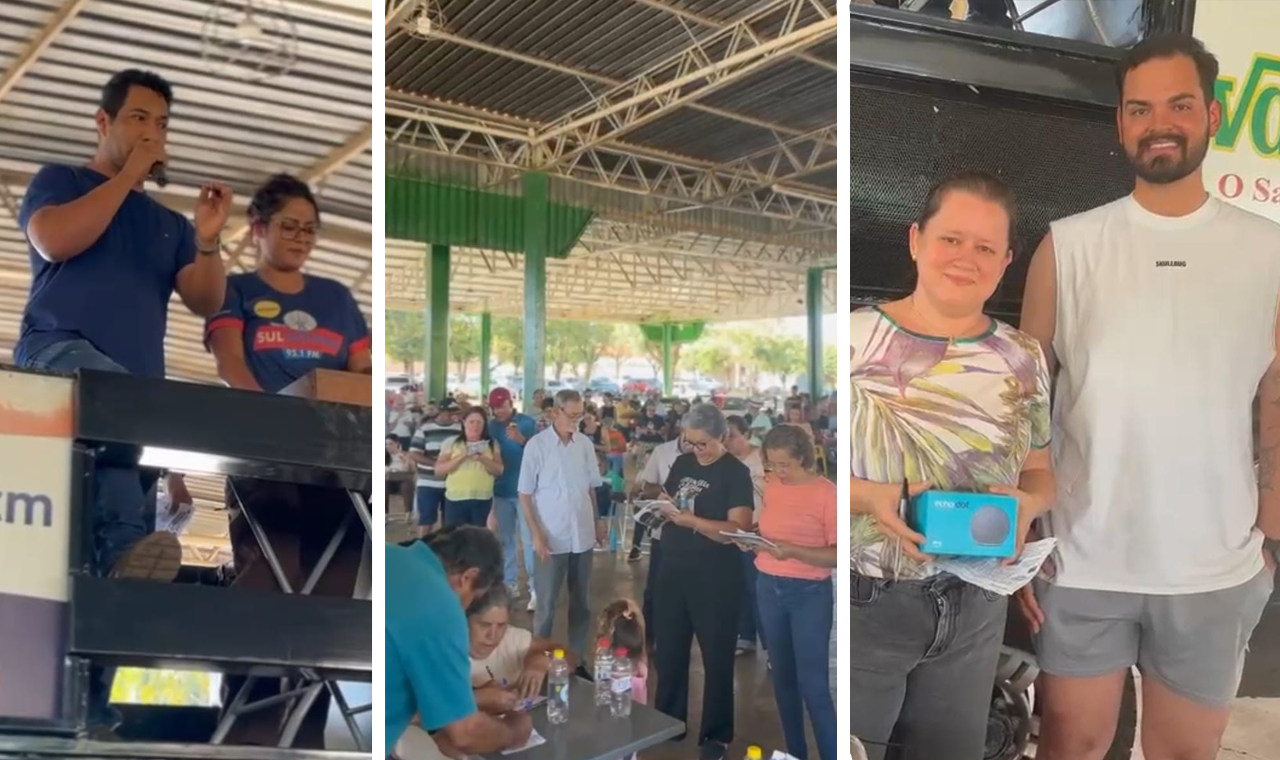 RÁDIO SUL GOIANA REUNIU MULTIDÃO EM GRANDE SORTEIO ENTRE AMIGOS DA PIONEIRA
